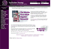 Tablet Screenshot of hosting.sextracker.com